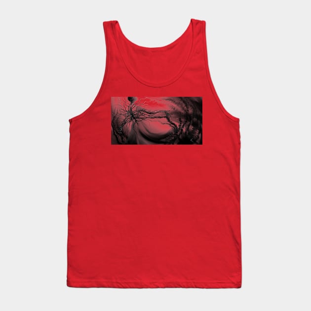 Aura Atrum (Red) Tank Top by NiSiSuinegEht